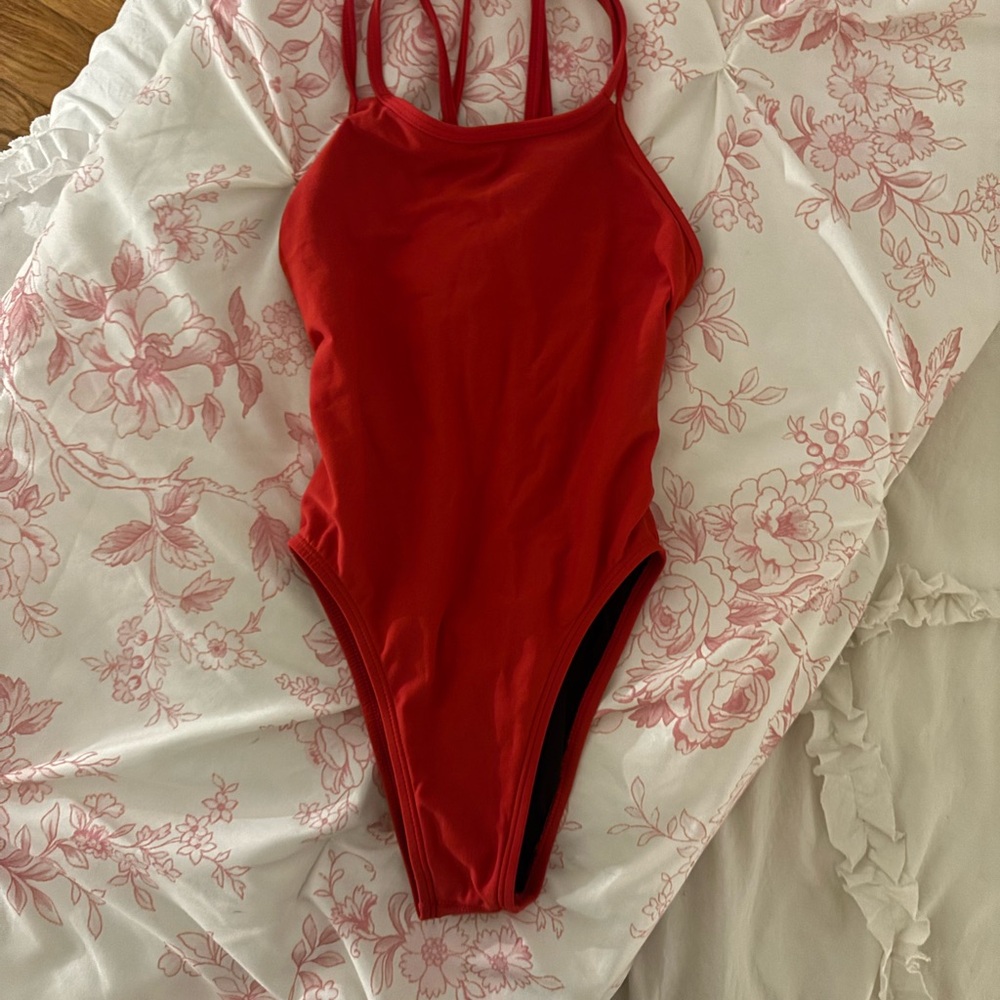 Jolyn red Murray onesie